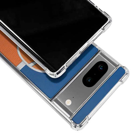 NFL Denver Broncos Vintage Google Pixel 7a Clear Case